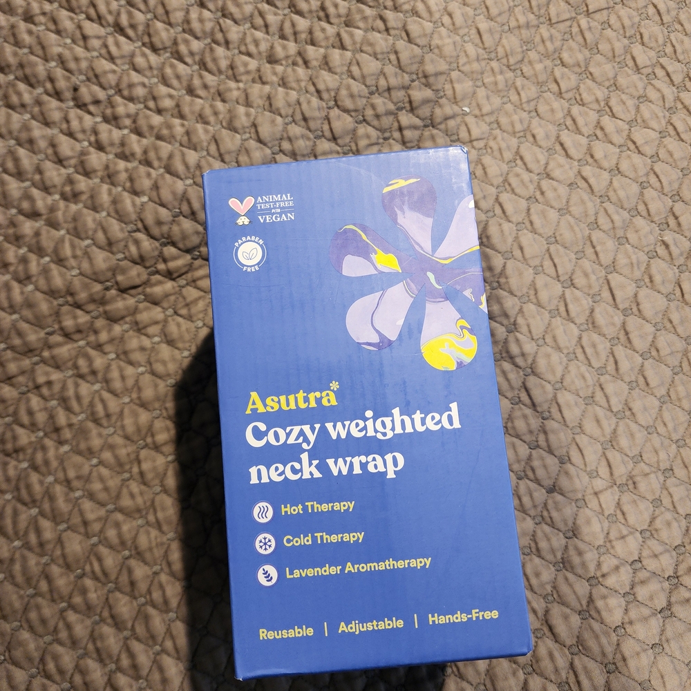 Blue Cozy Weighted Neck Wrap